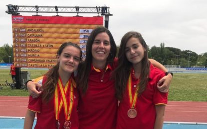 Míriam González y Elisa Vaquerizo medallistas nacionales con la Selección de Castilla y León