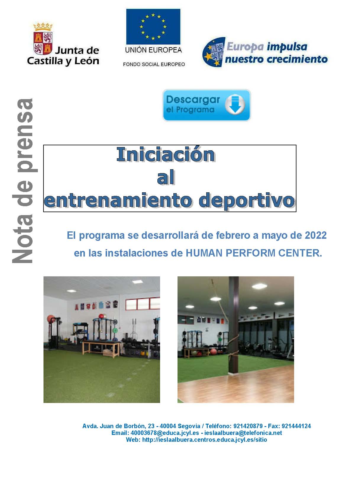 Iniciación al Entrenamiento Deportivo