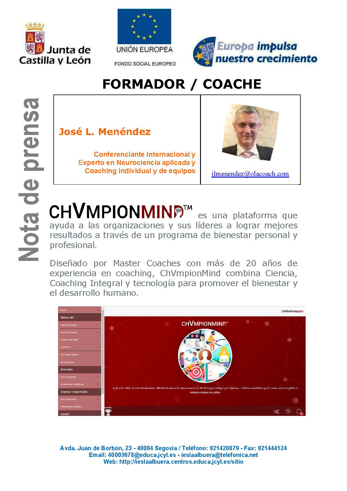 “CHVMPIONMIND – TEAS La Albuera”
