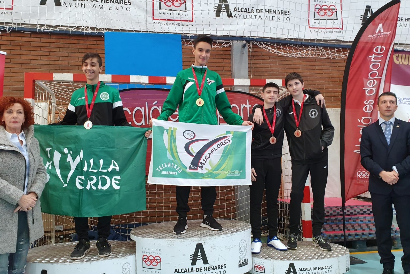 Enrique Herrero, oro en el Campeonato Regional Junior Taekwondo de Madrid
