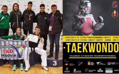 Participación del  Club de Taekwondo Miraflores-Bekdoosan en el Campeonato de España de Taekwondo