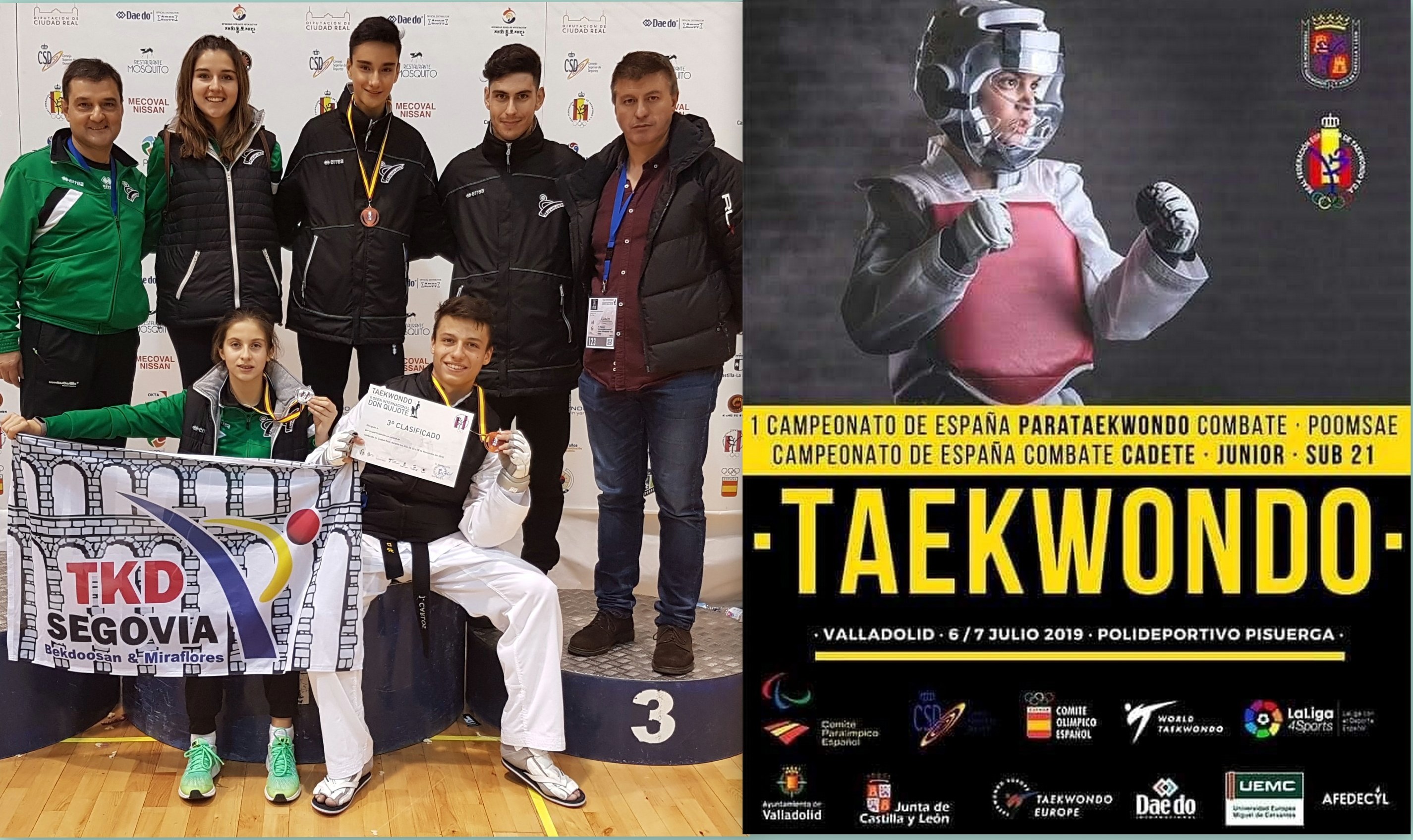 Participación del  Club de Taekwondo Miraflores-Bekdoosan en el Campeonato de España de Taekwondo