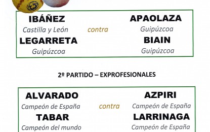 Partidos de Pelota a Mano en el Frontón Municipal de Samboal