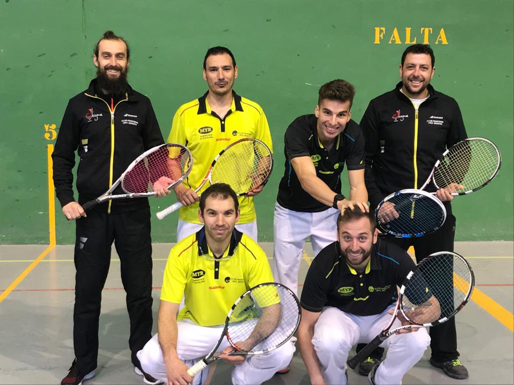 El Club de Frontenis IMD Segovia y El Puertas BAMAR en el Frontón Segovia