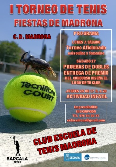 Las Fiestas del Barrio de Madrona llenas de Tenis