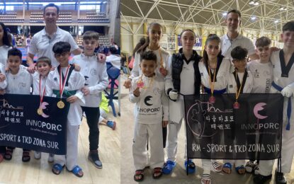 Nueve Medallas para el Taekwondo RM_Sport Innoporc en un fin de semana épico