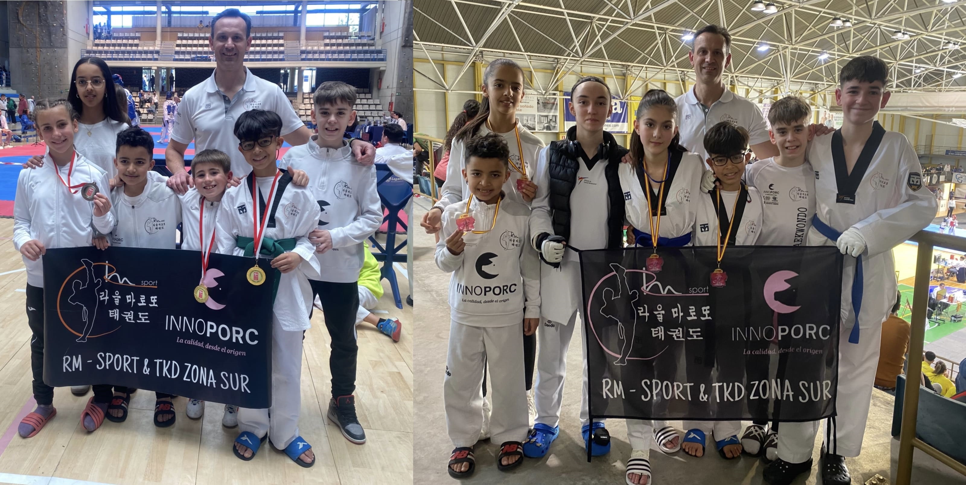 Nueve Medallas para el Taekwondo RM_Sport Innoporc en un fin de semana épico