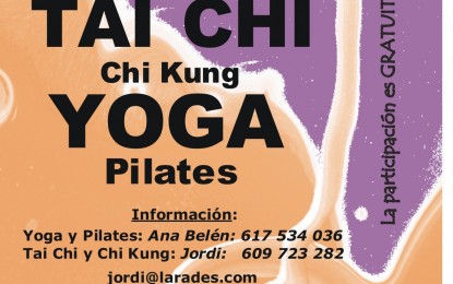 Jornadas de puertas abiertas: Tai Chi, Chi Kung, Yoga y Pilates