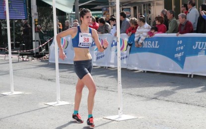 Gran actuación, con marca personal, de Pinar Polo en el Criterium Nacional de Marcha Atlética disputado en Rentería (San Sebastián)