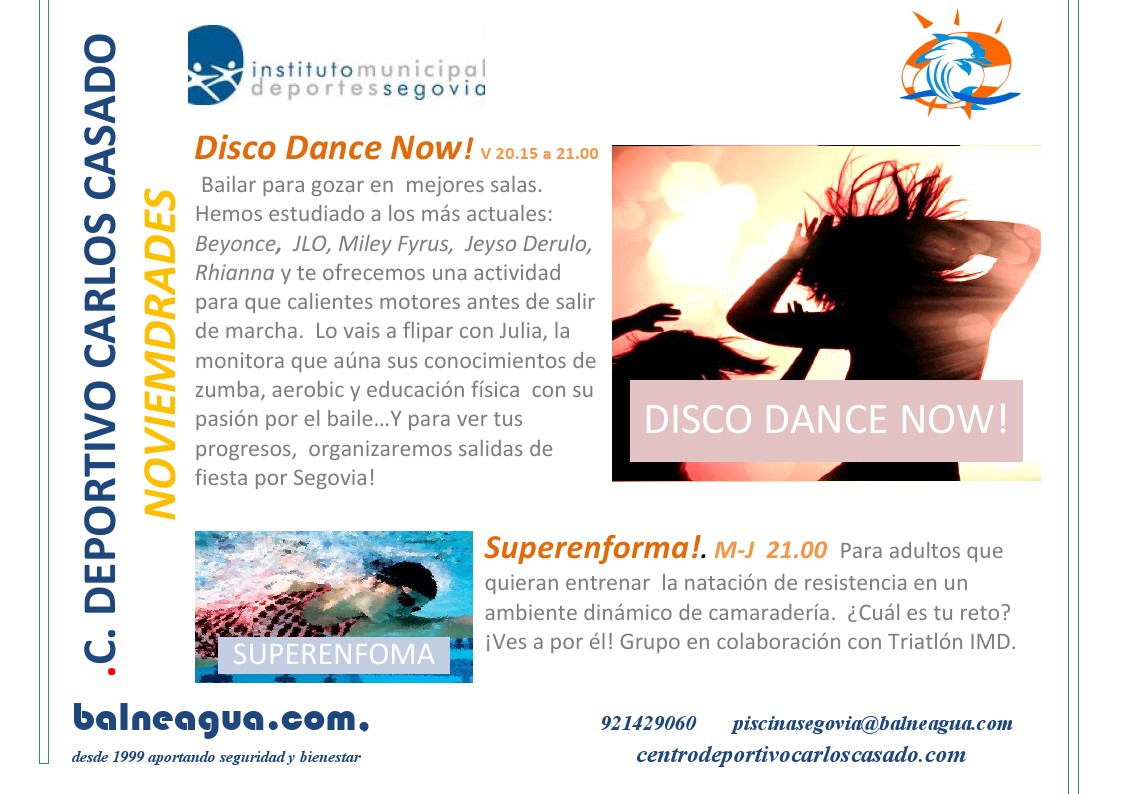 Novedades en la Piscina Climatizada “José Carlos Casado”