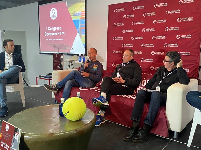 Ángel de Marcos  ponente en el I Congreso Docencia del Tenis organizado por la Federación de Tenis de Madrid