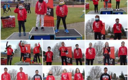 El CAS-Ciudad de Segovia y el Venta Magullo organizaron en las pistas de Altetismo “Antonio Prieto” la V Carrera Pro-CAS “Ciudad de Segovia” con más de 100 participantes