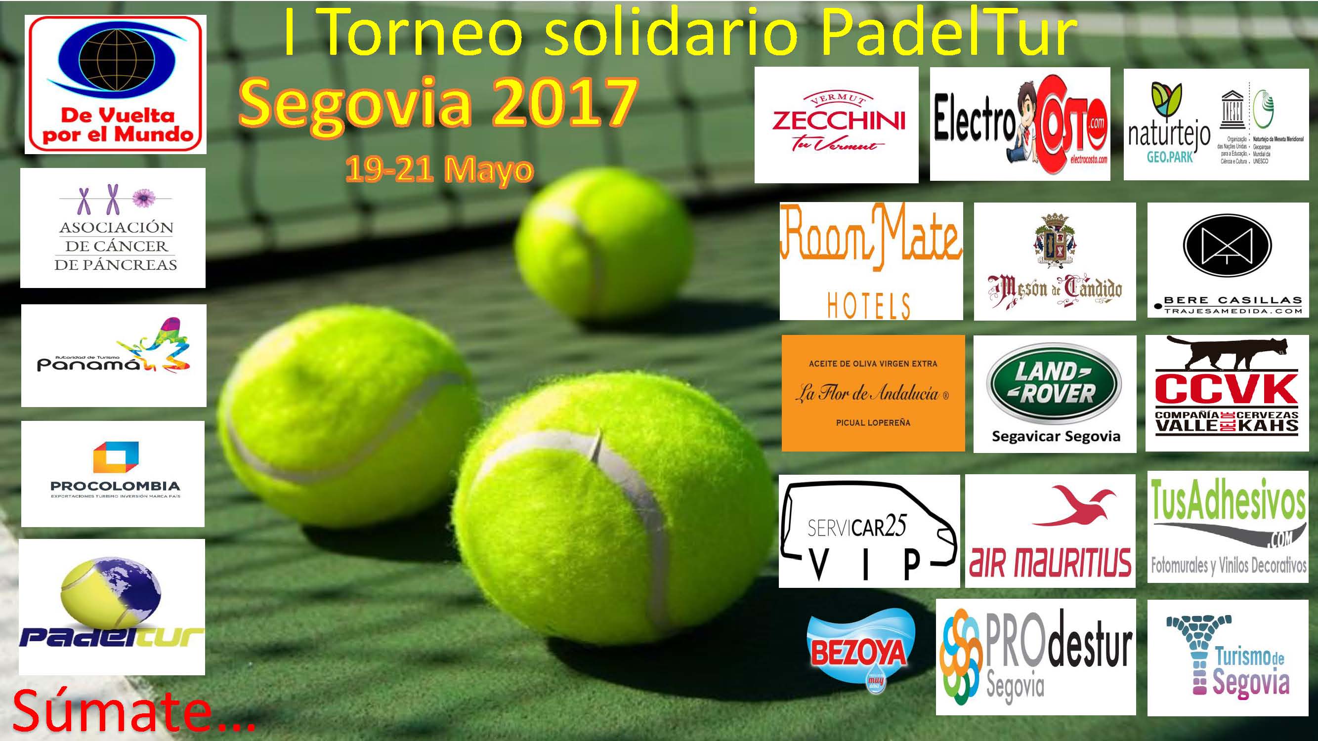 I Torneo Solidario de Padeltur “De vuelta por el mundo”