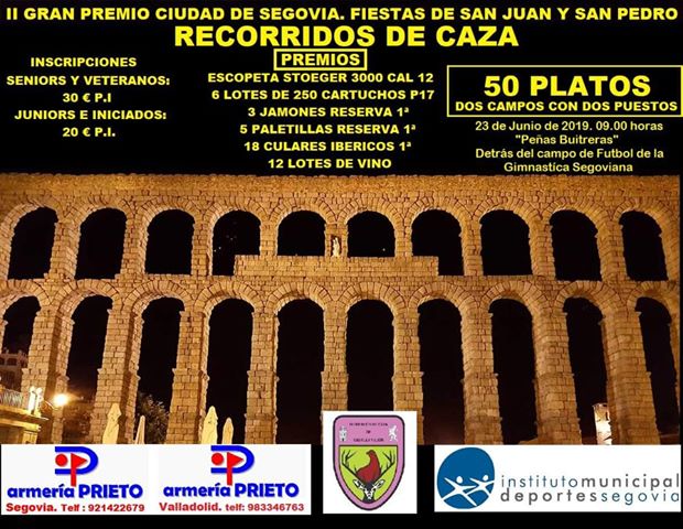 Ferias y Fiestas 2019: II Gran Premio “Ciudad de Segovia” Recorridos de Caza