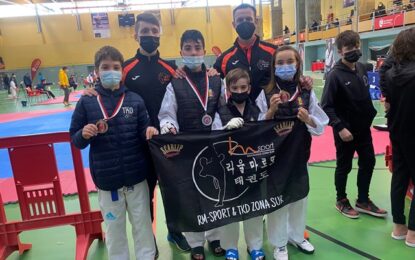 El C.D. Taekwondo RM-Sport&TKD Zona Sur suma una plata y tres nuevos bronces en el Regional de Madrid