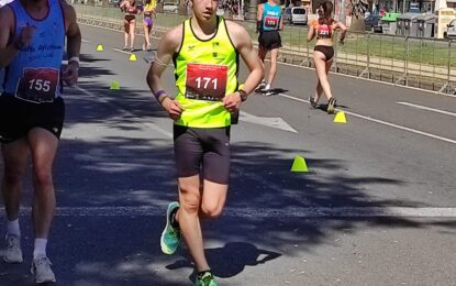 Rodrigo Santa Elena García, se clasifica en décimo lugar de la general en el Criterium Nacional de Marcha