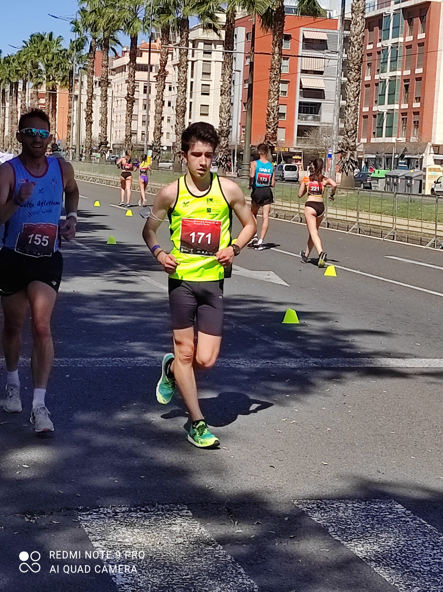 Rodrigo Santa Elena García, se clasifica en décimo lugar de la general en el Criterium Nacional de Marcha