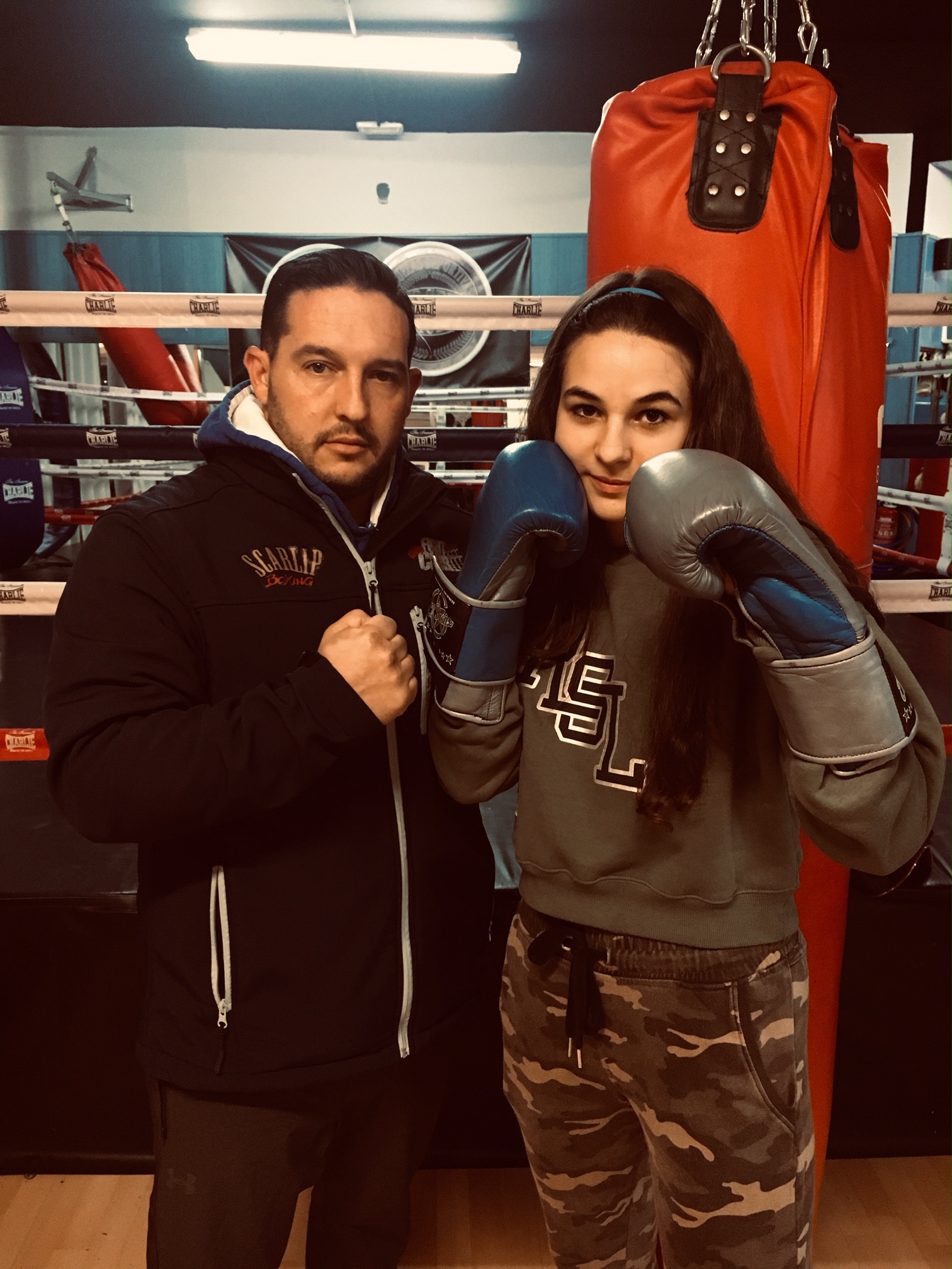 María Chiuda “LA RUMANITA”, rumbo al  Campeonato de España de Boxeo