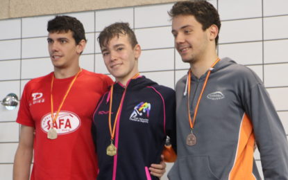 Segis Álvarez brilla en el Open absoluto con 4 medallas y 6 mínimas para los Campeonatos de España de Gijón y Barcelona