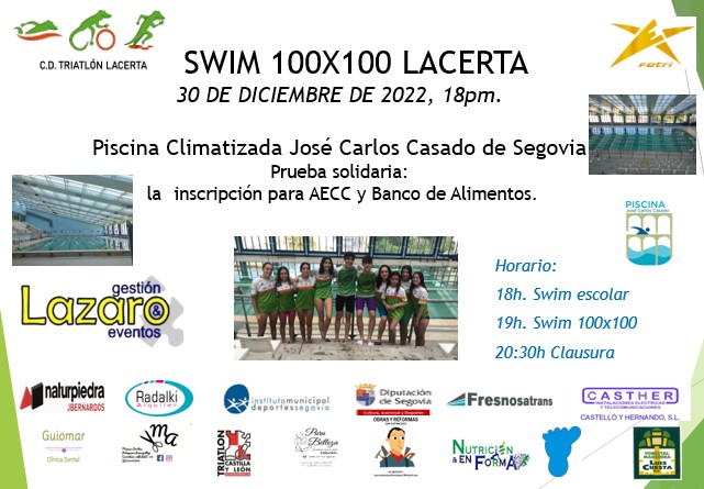 CD Triatlón Lacerta: Swim 100×100