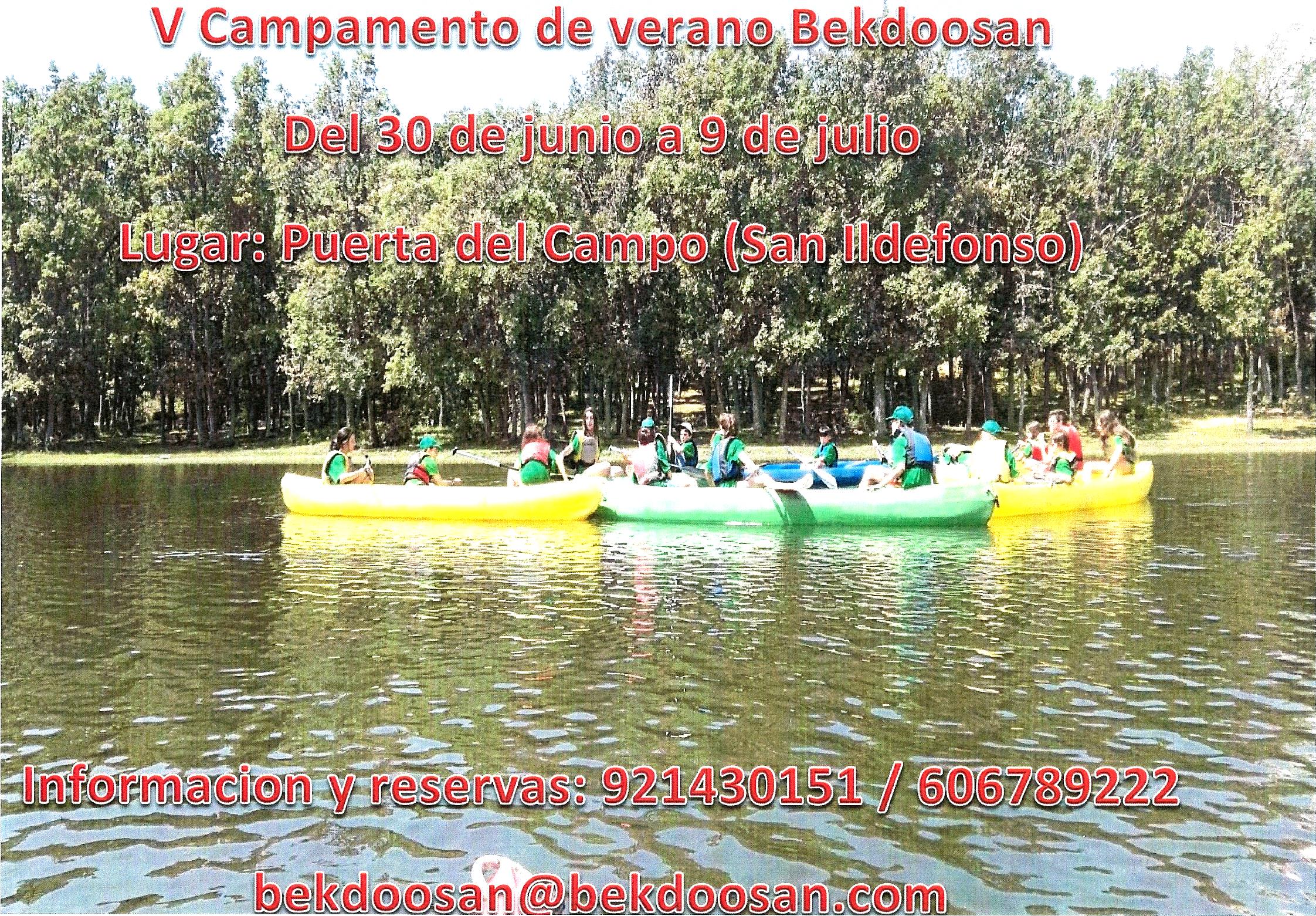 V Campamento de Verano Bekdoosan