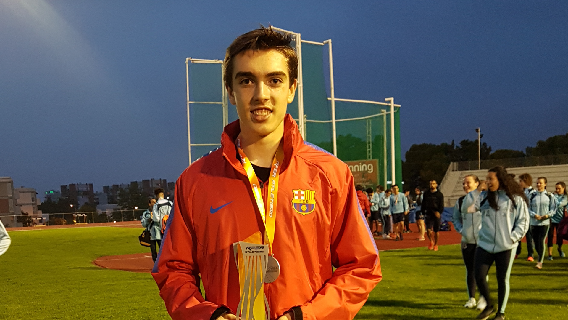 Antonio Tabanera Manzanares Subcampeón de España en 110 metros vallas