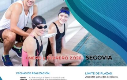 Curso de Monitor de Natación Segovia enero-febrero 2026