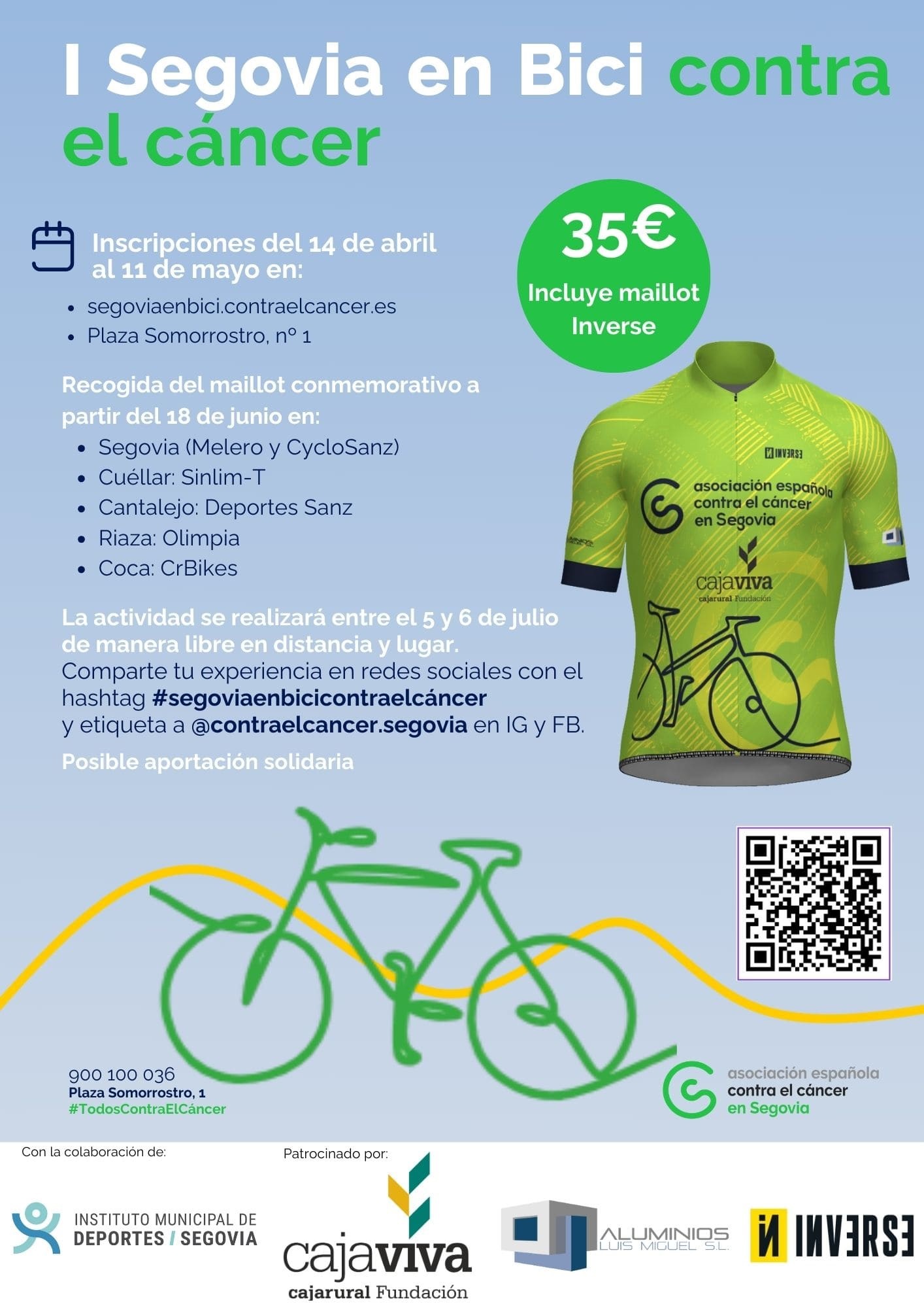 Asociación Española Contra el Cáncer de Segovia; Actividad al aire libre días 5 y 6 de julio