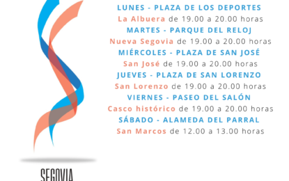 El Ayuntamiento pone en marcha “Segovia en plena forma”, una invitación a realizar actividad física al aire libre
