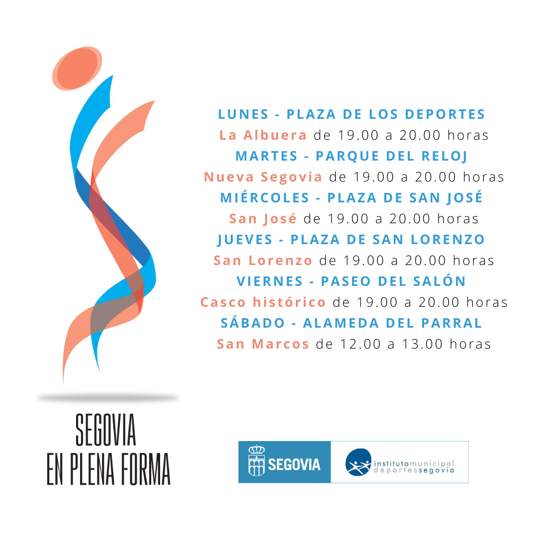 El Ayuntamiento pone en marcha “Segovia en plena forma”, una invitación a realizar actividad física al aire libre