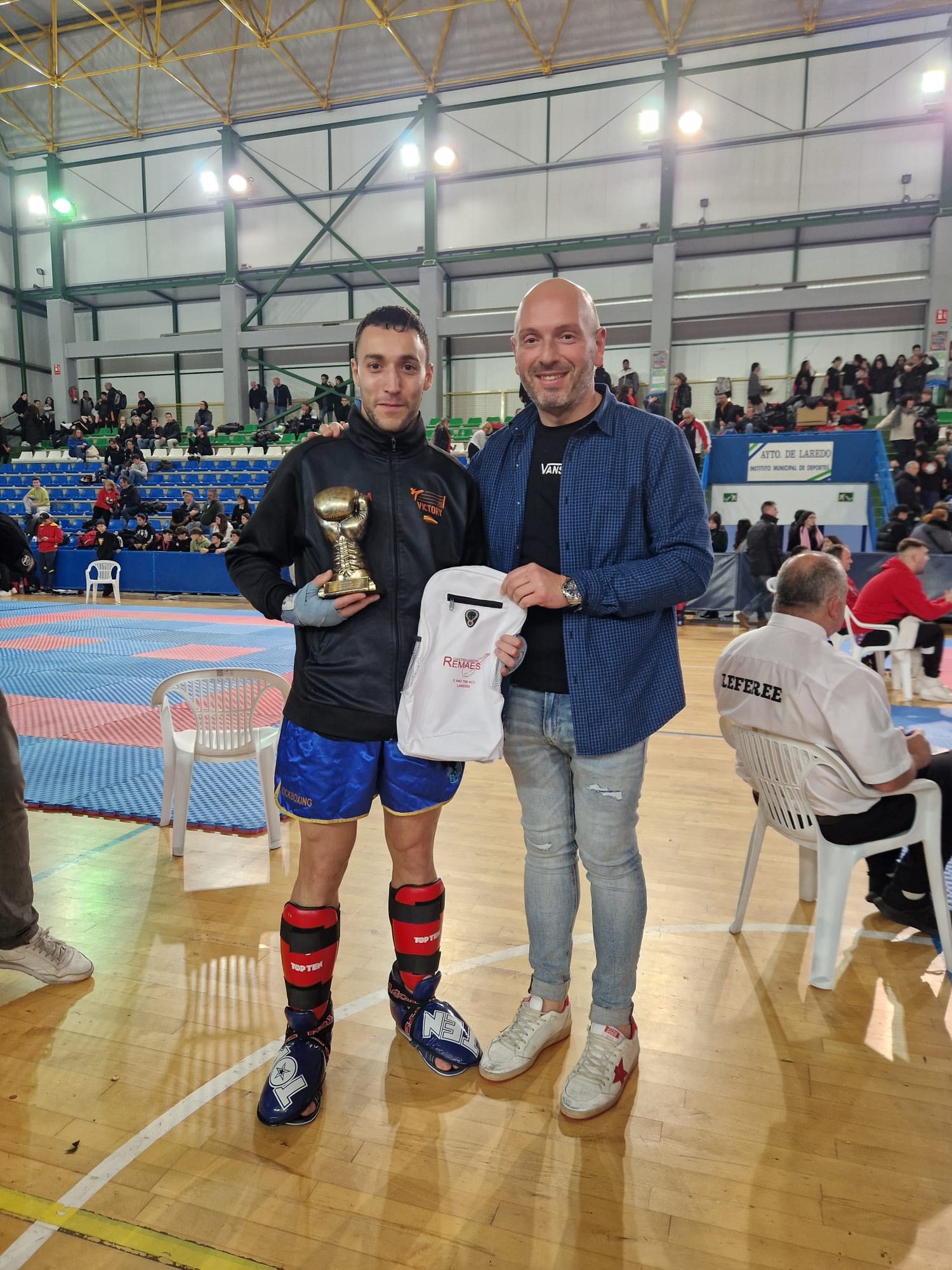 Sergio de Diego 2 oros en el Open Nacional Liga R2G de Kickboxing en Laredo, Santander