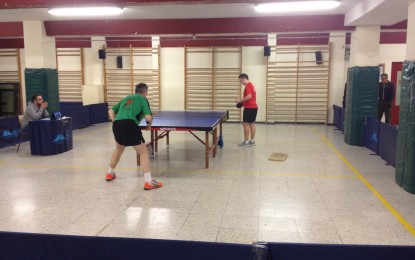 Animada jornada de Tenis de Mesa la vivida este sábado en el Gimnasio del Colegio Santa Eulalia