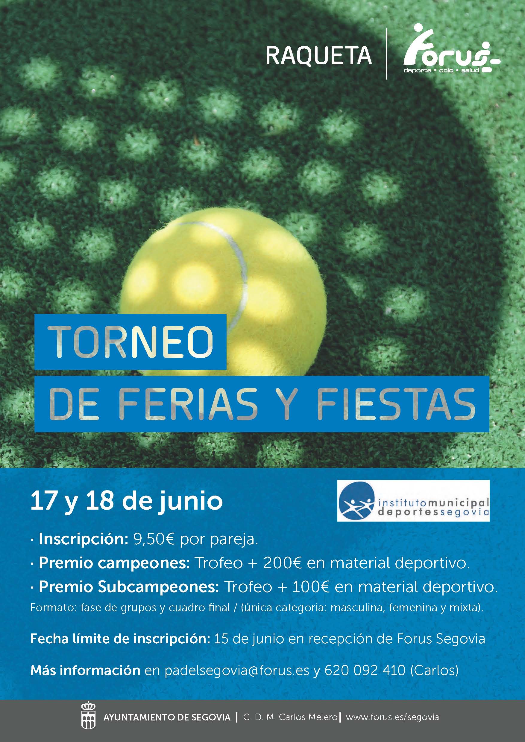 Ferias y Fiestas 2017: Torneo de Padel