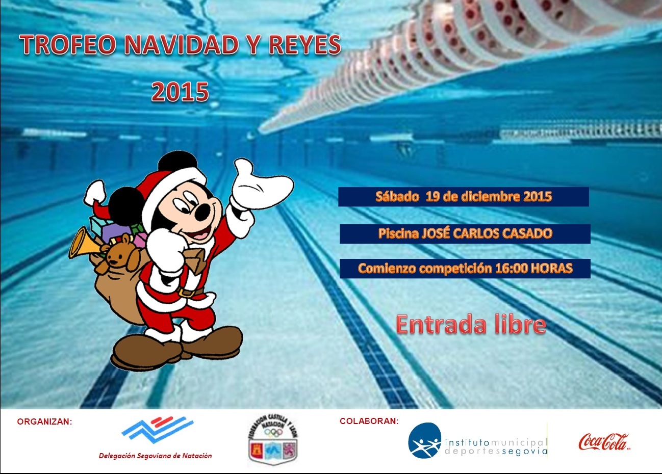 Trofeo de Natación  “Navidad-Reyes 2015- Ciudad de Segovia”
