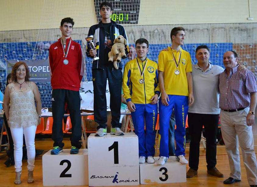 Ignacio de Benito del Taekwondo Miraflores, Plata en el “VIII Campeonato de Taekwondo” en Basauri