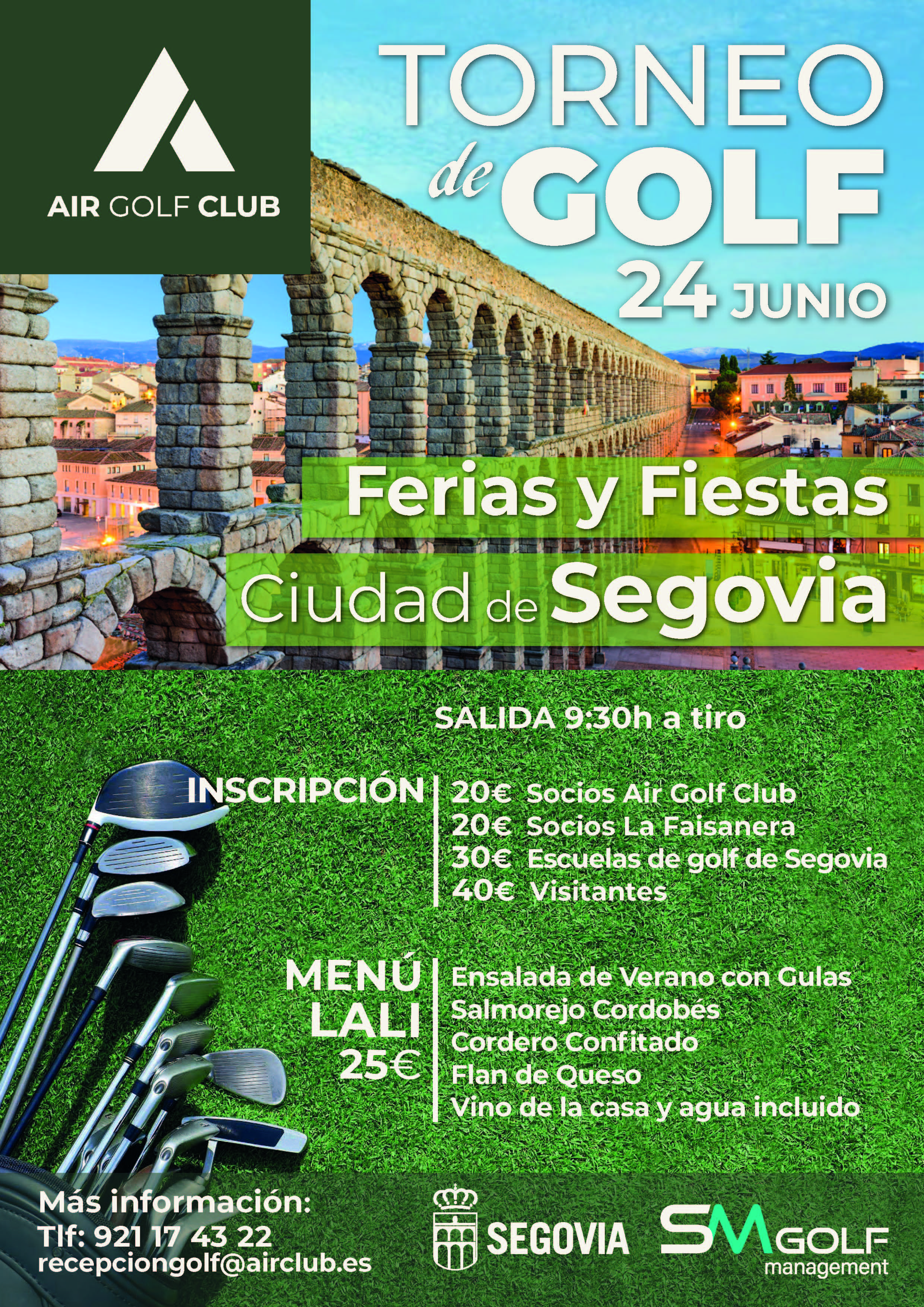 Ferias y Fiestas 2022: Torneo de Golf “Ciudad de Segovia”