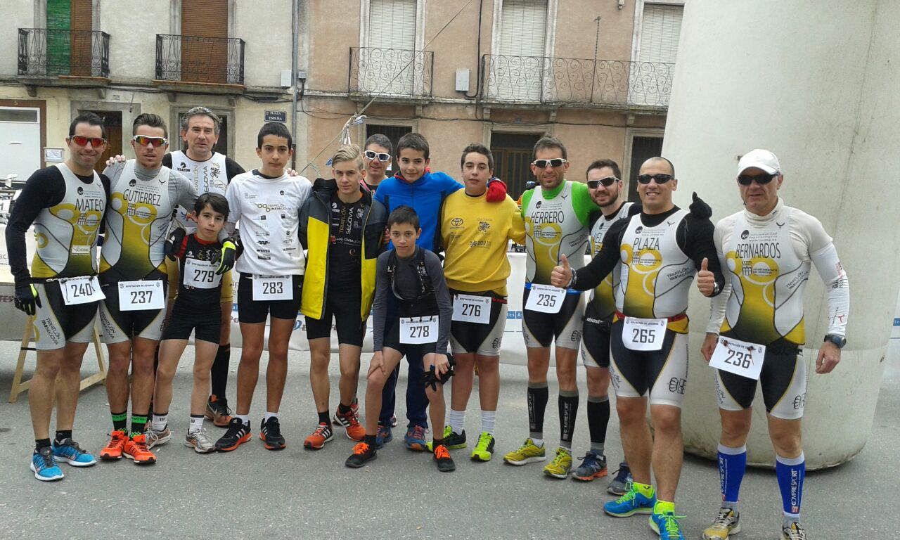 Destacada participación del Triatlón IMD Segovia en el Duatlón Cross de Fuenterrebollo