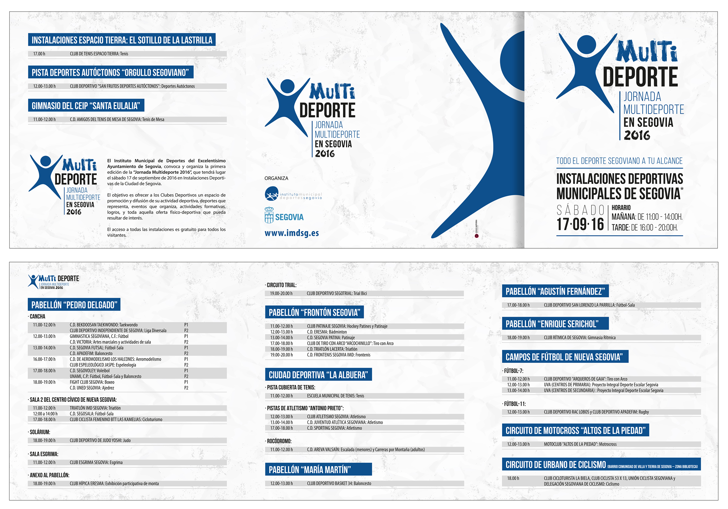 Definidas las actividades y los participantes de la Jornada Multideporte en Segovia 2016