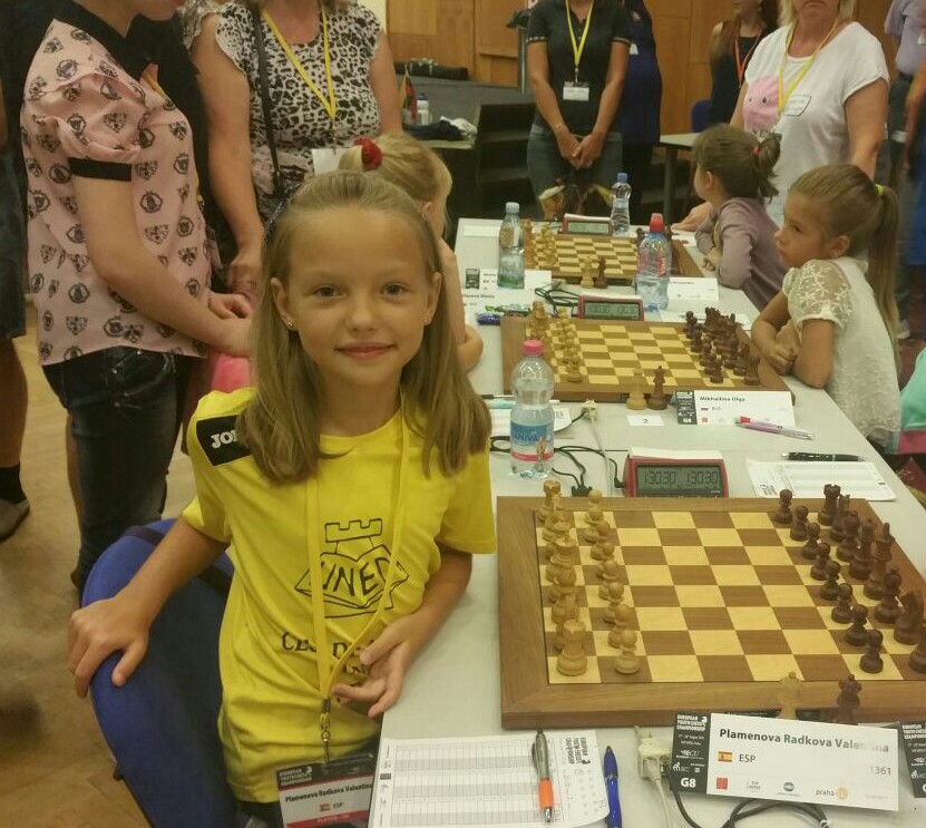 Valentina Plamenova quinta en el Campeonato Europeo de Ajedrez