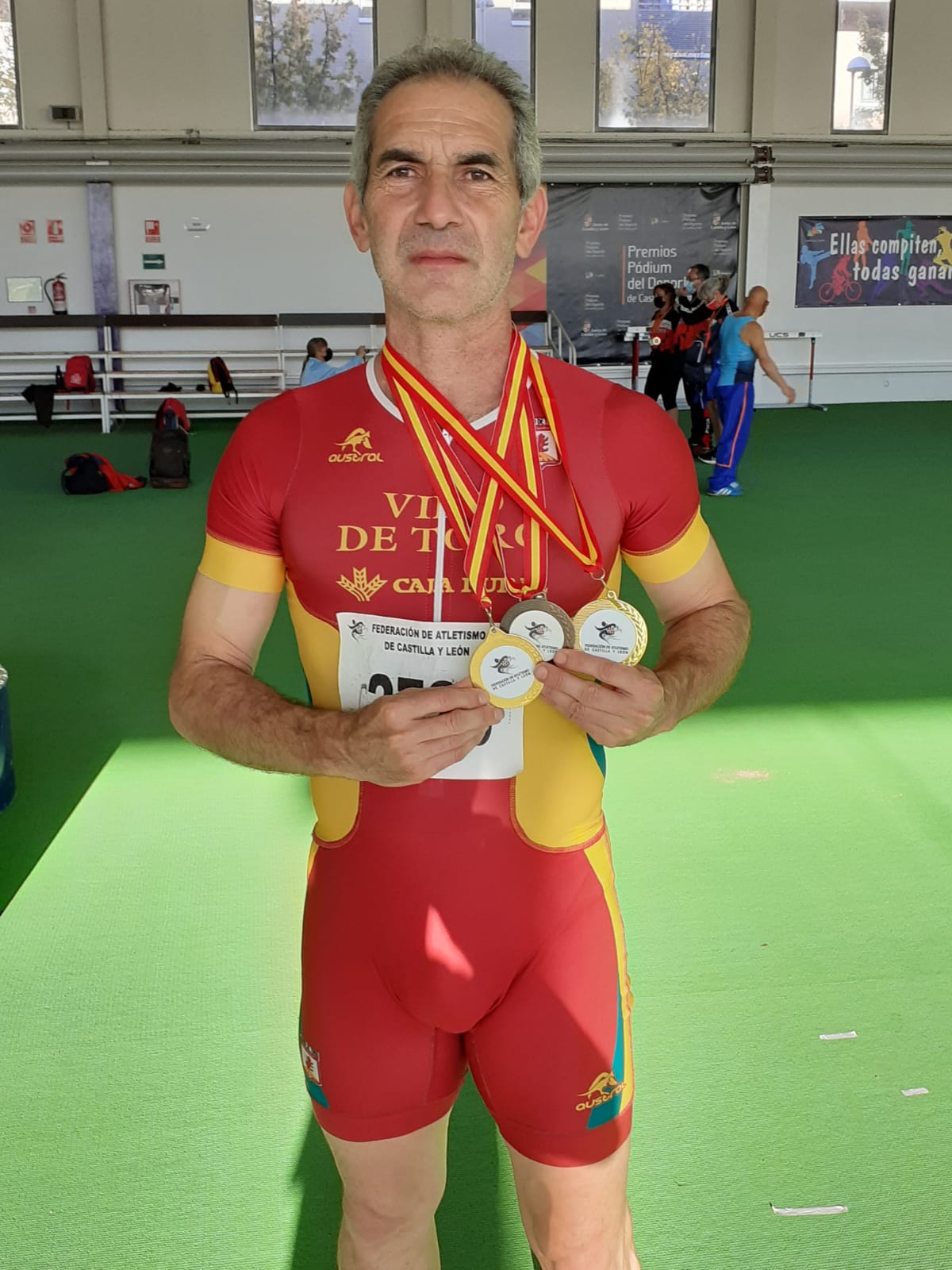 Juan Luis Álvarez, un habitual del podio