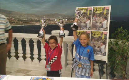 Valentina Plamenova Campeona de España de Ajedrez en la categoria Sub-8