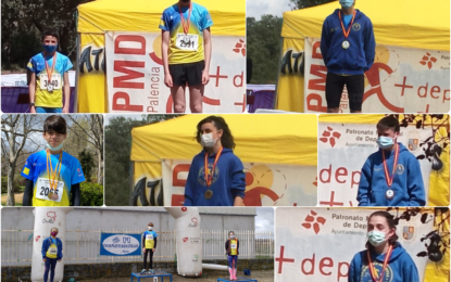 Los atletas del Sporting Segovia arrasaron con seis medallas en el Trail Autonómico