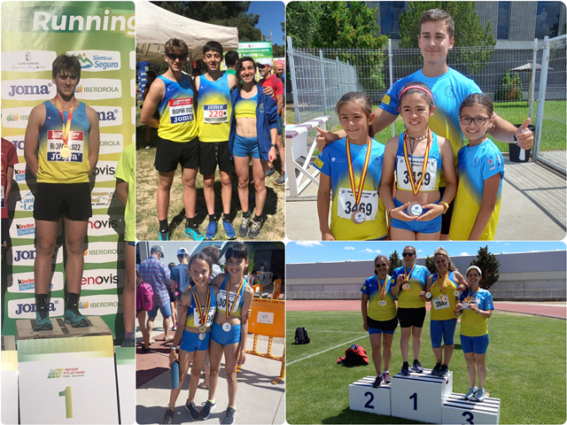 Magníficos resultados de los atletas del Sporting Segovia en el Campeonato de España de Carreras de Montaña disputado en Riópar (Albacete) el sábado, 4 de junio