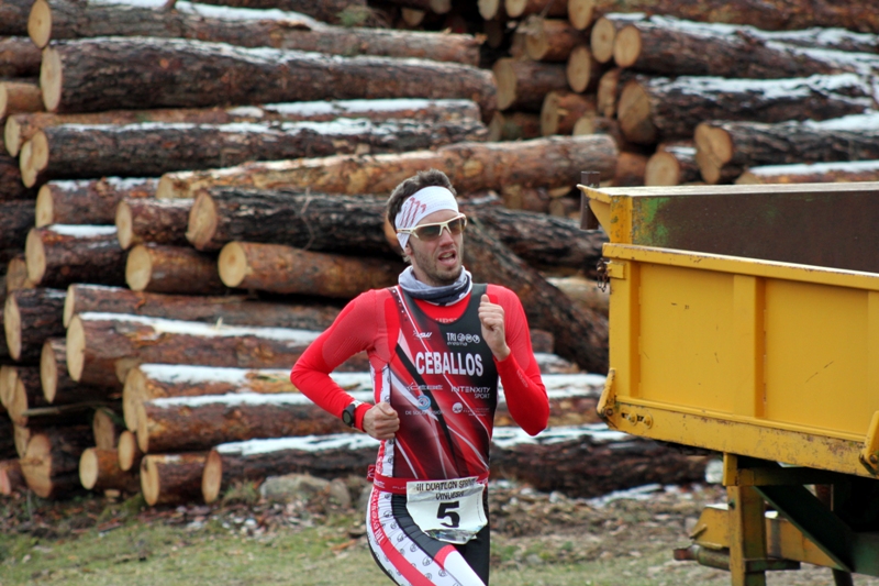 Victoria de Rubén Ceballos, del Triatlon Eresma, en el comienzo de la Temporada de Duatlón en Vinuesa