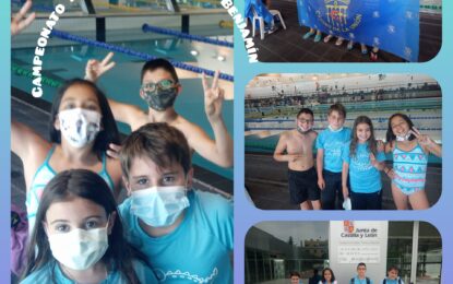 Gran actuación de los nadadores del Casino de la Unión en Valladolid