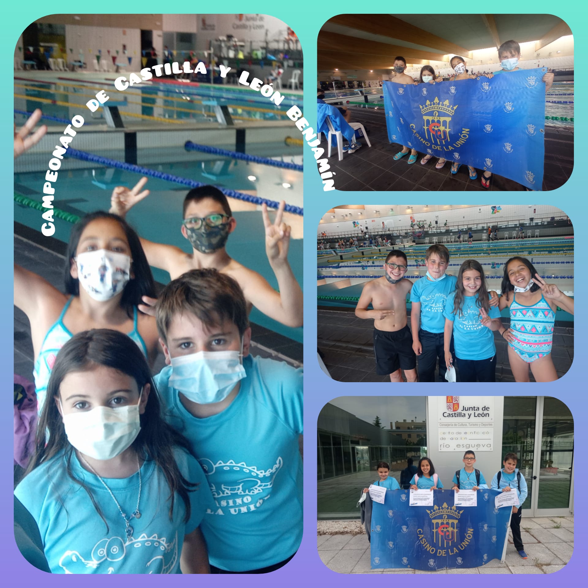 Gran actuación de los nadadores del Casino de la Unión en Valladolid