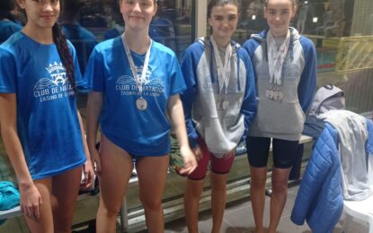 Gran actuación del equipo infantil de natación del Casino de la Unión en el Campeonato de Castilla y León