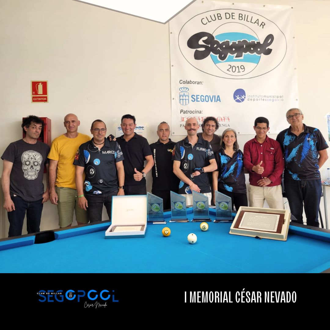 Segopool cierra la temporada con la Gran Fiesta del Billar en Segovia