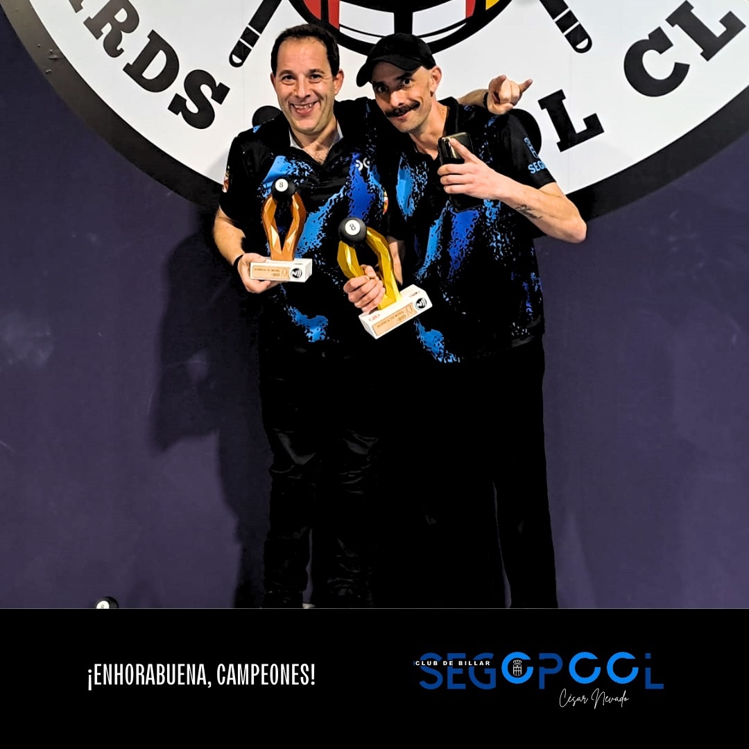 Cierre de temporada histórico para el C.D. Billar Segopool “César Nevado”