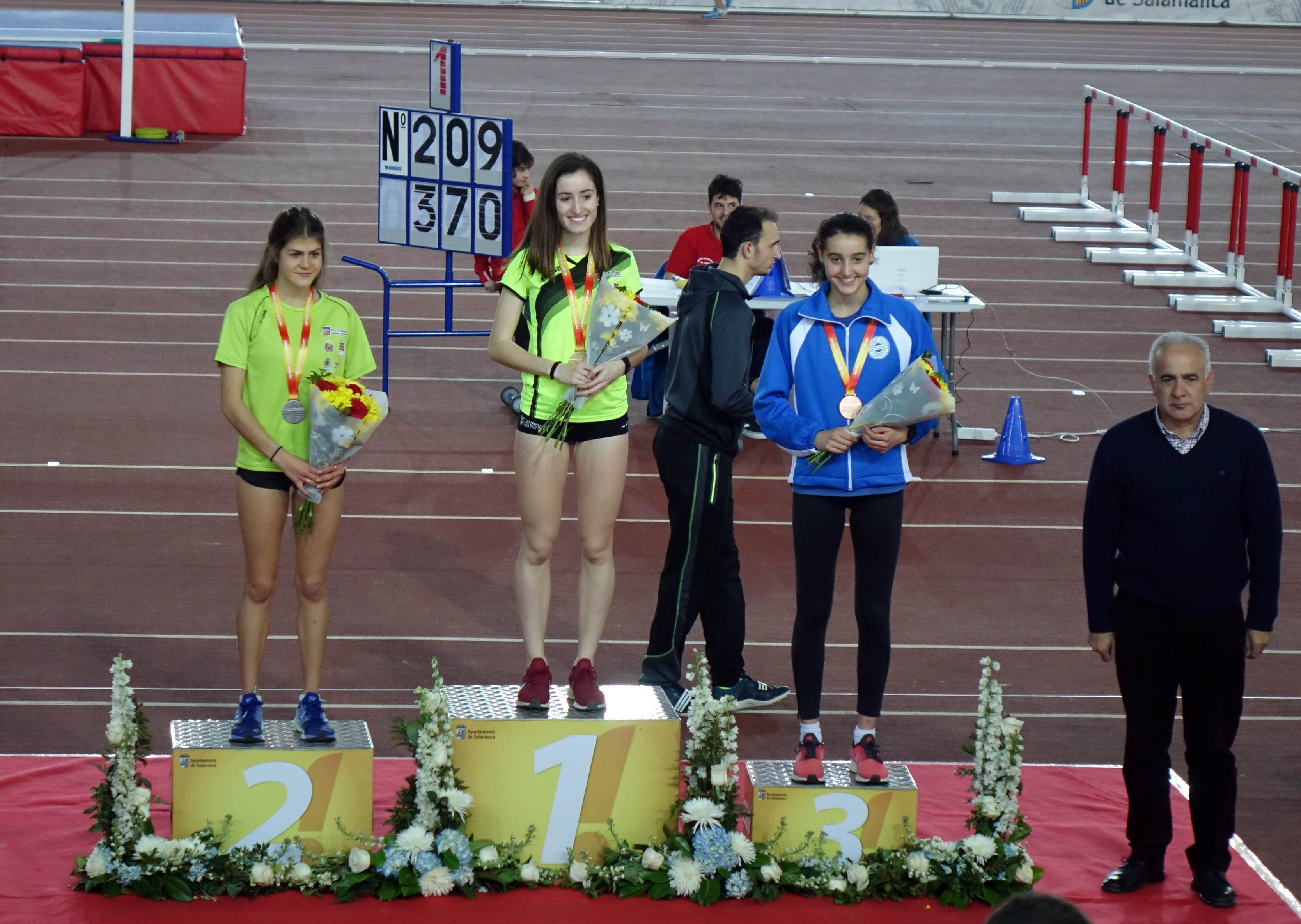 Águeda Muñoz Marqués subcampeona de España individual en 1500 ML en Pista Cubierta